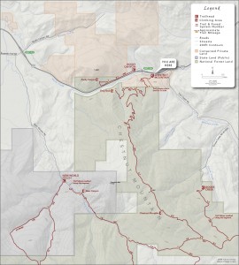 DTM Consulting, Inc. | Chestnut Mountain Trailhead Map